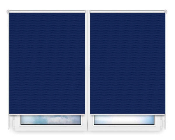 Рулонные шторы Мини Севилья синий цена. Купить в «Мастерская Жалюзи»